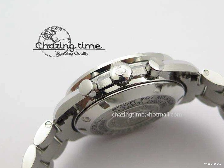 0419 Refined Speedmaster 50th Anniversary Black Dial On SS Bracelet 8232